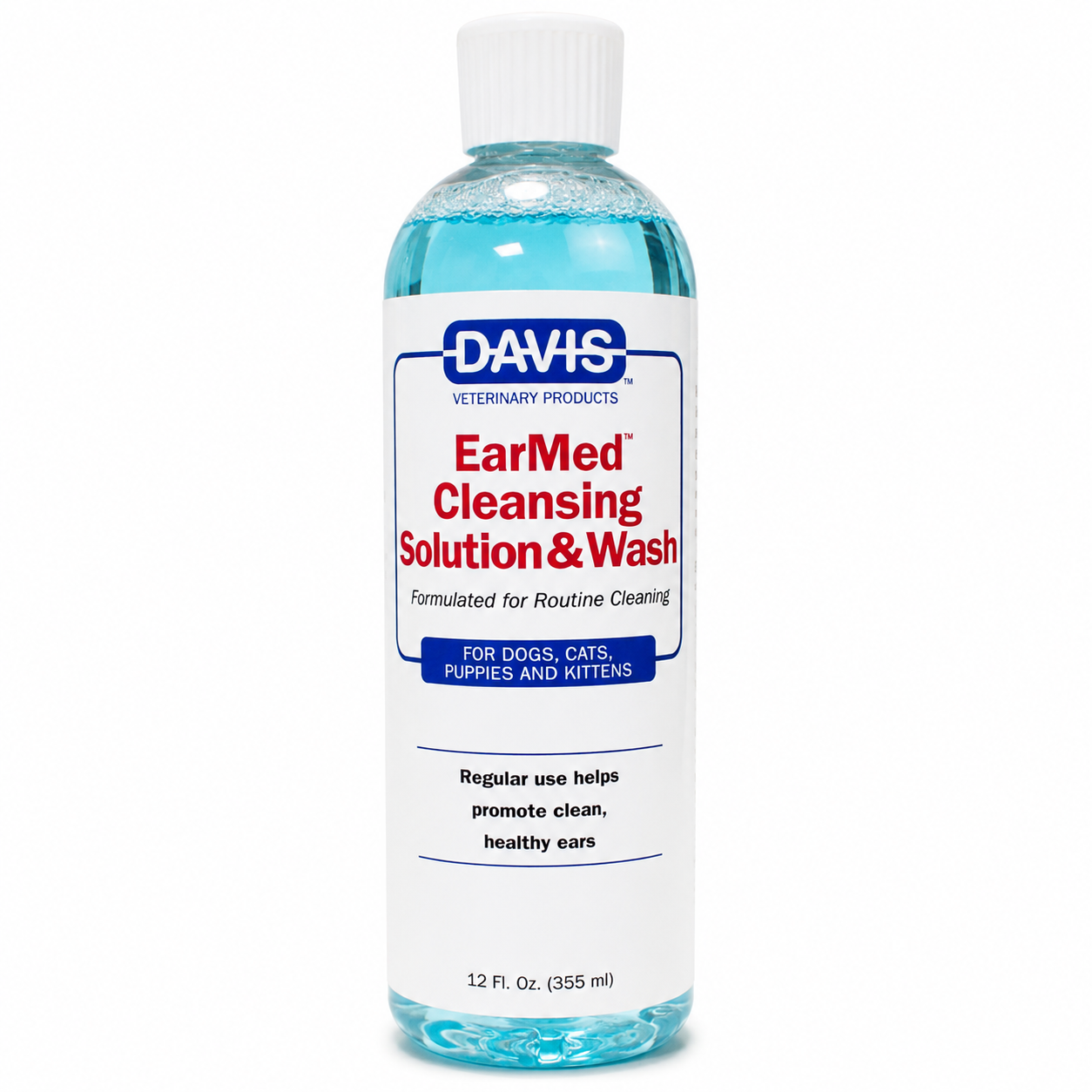 DAVIS EarMed Cleansing Solution & Wash 12oz