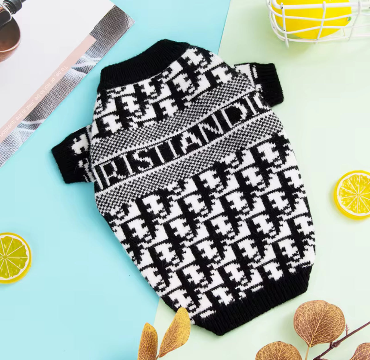 CHRISTIANDIOR STYLE DOG SWEATER