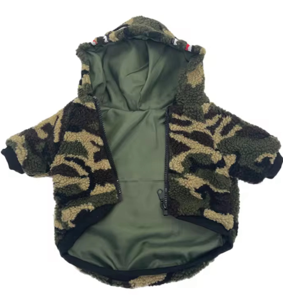 CAMOUFLAGE DOG DESIGNER JACKET