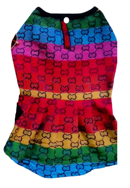 DOG LUXURY DRESS G MULTICOLOR