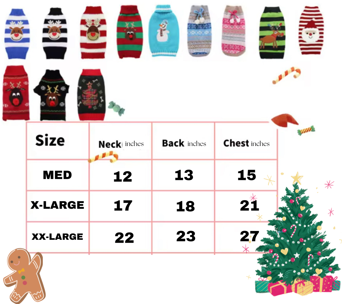 ⭐️PRE-VENTA⭐️PET CHRISTMAS SWEATER