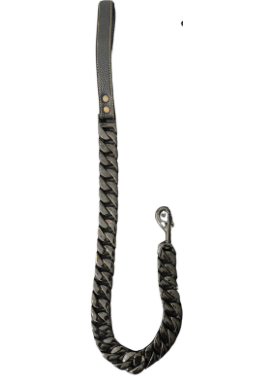BLACK LUXURY CUBAN CHAIN LEASH