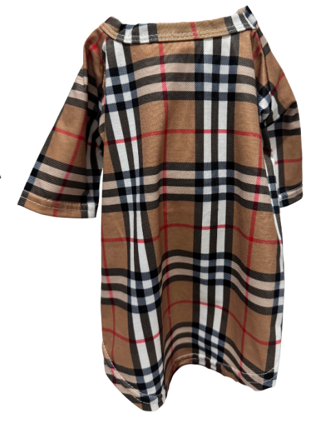 ELEGANT PLAID T-SHIRT