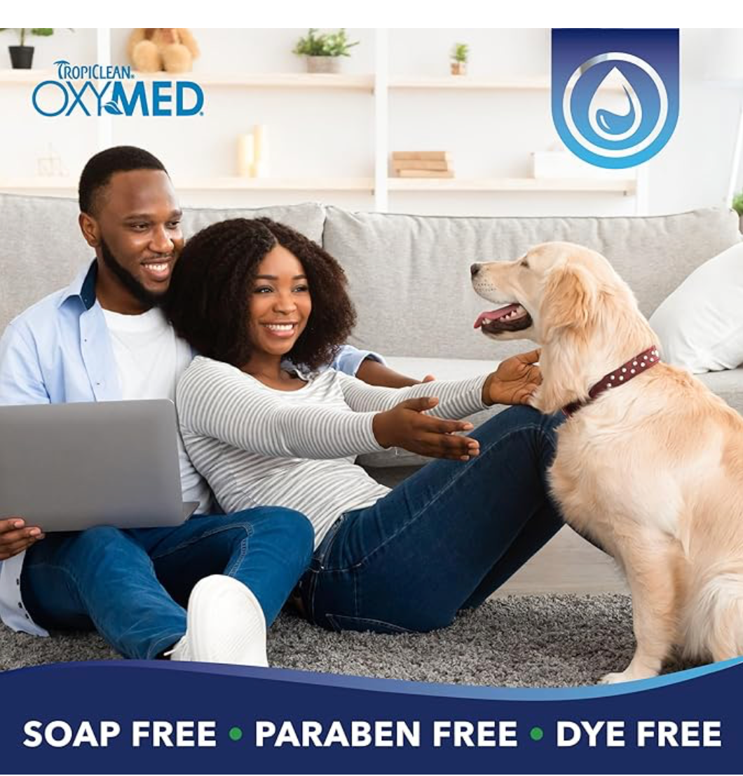 TROPICLEAN OXYMED HYPO-ALLERGENIC SHAMPOO FOR DOGS AND CATS