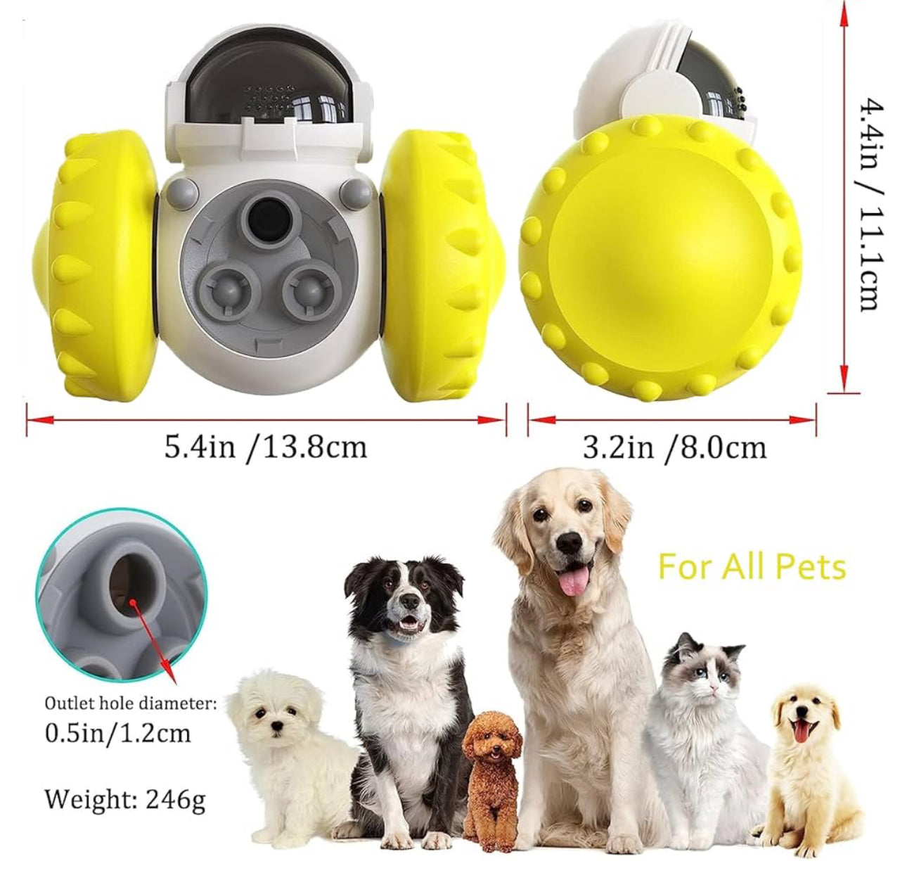 Walking Food Dispenser Toy