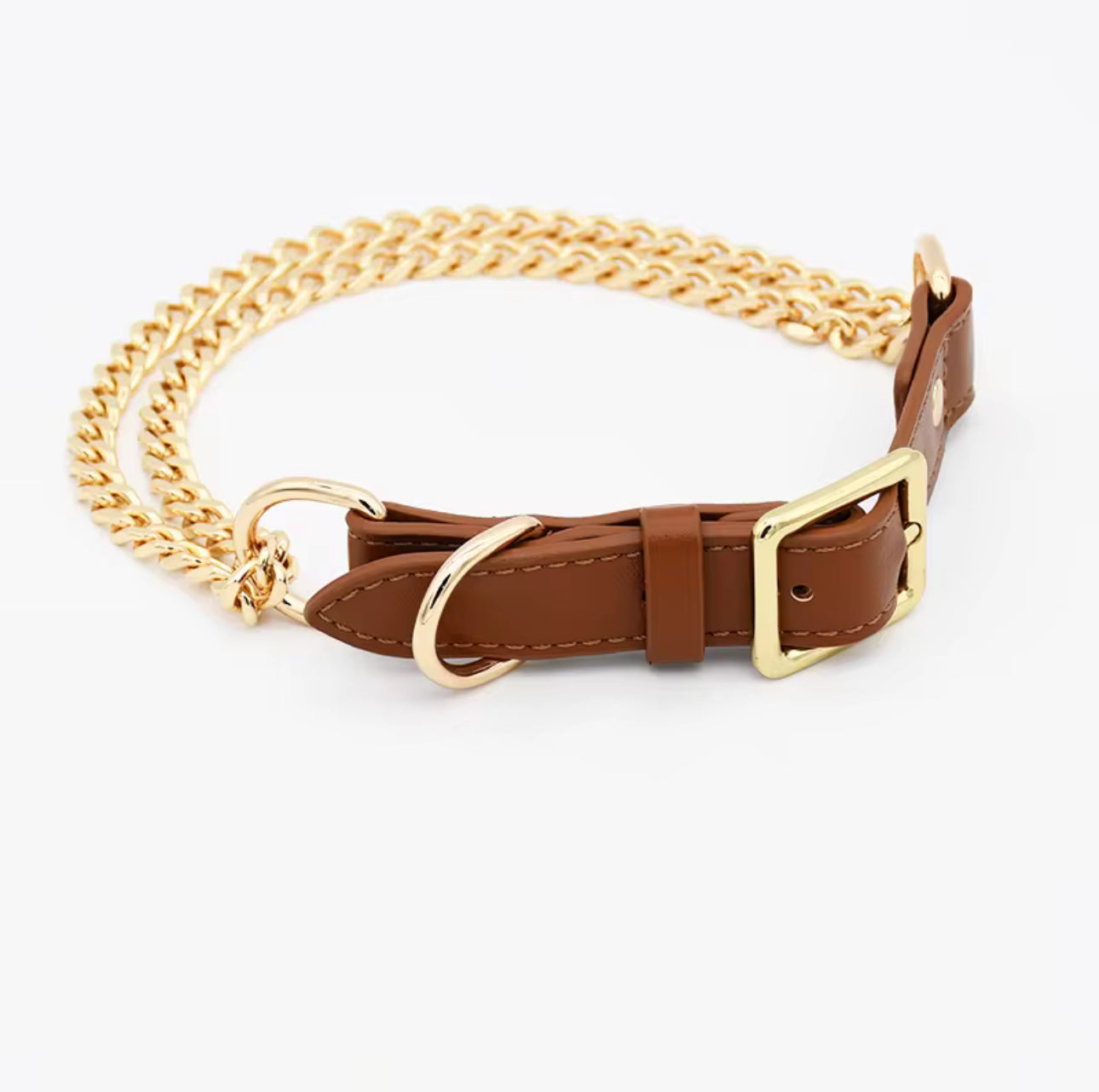 ⭐️NEW ITEM⭐️CHAIN COLLAR AND LEASH SET