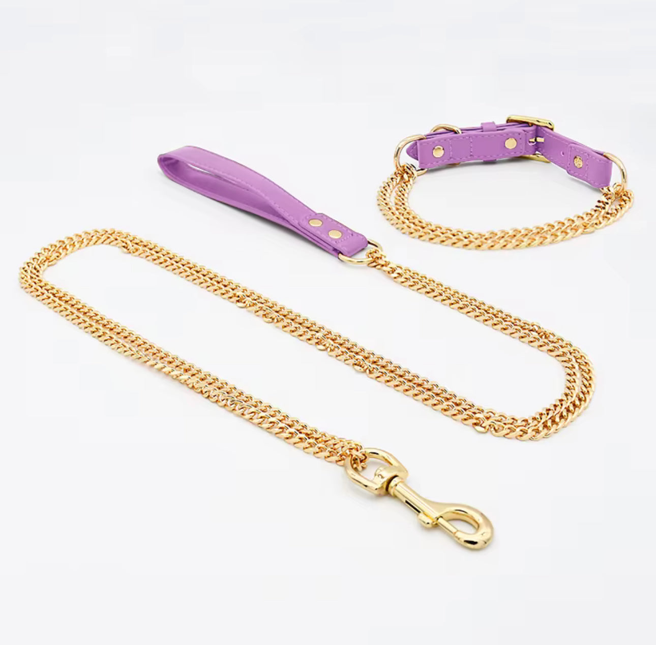 ⭐️NEW ITEM⭐️CHAIN COLLAR AND LEASH SET