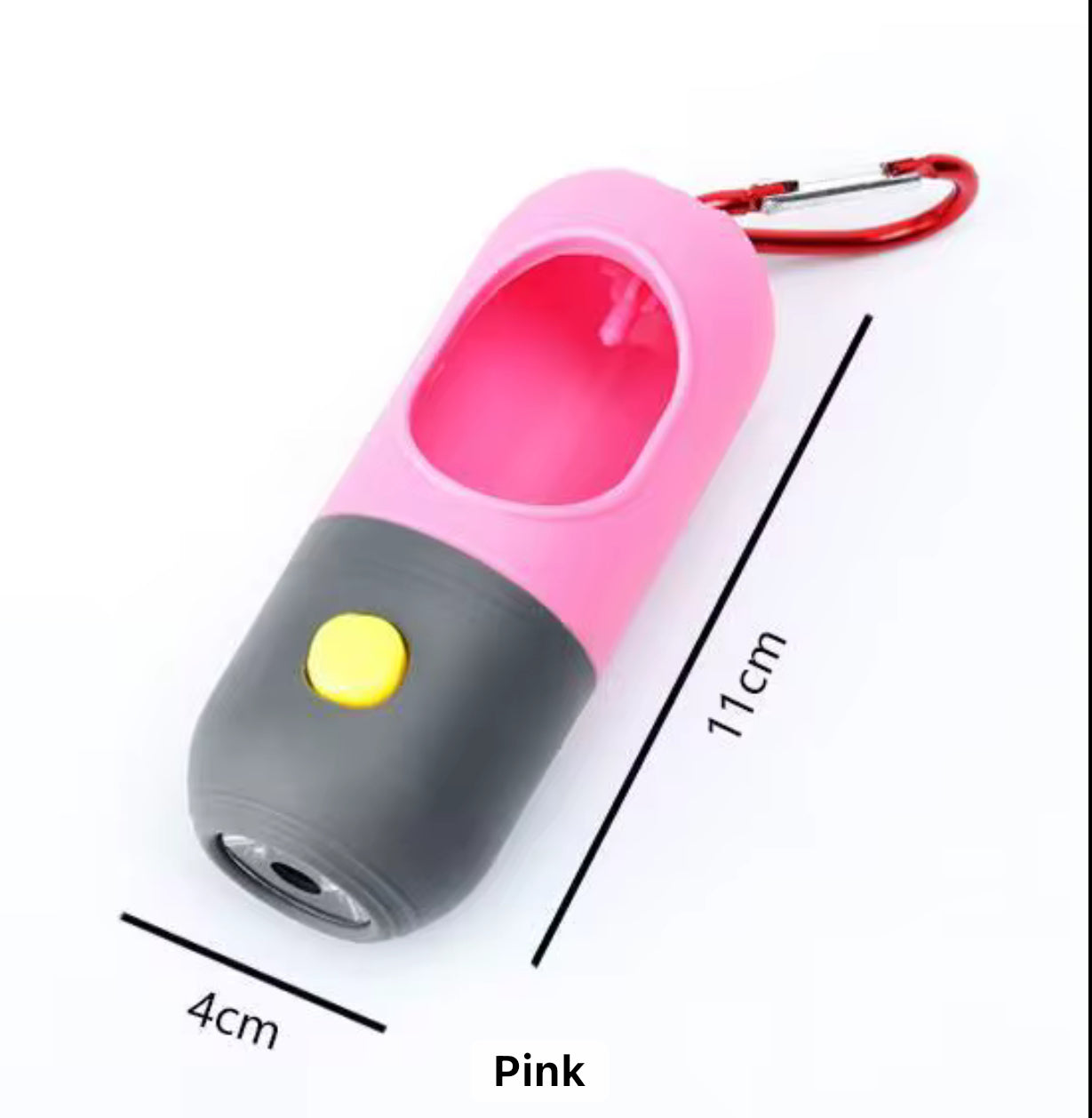 Poop Bag Dispenser with LED Flashlight*