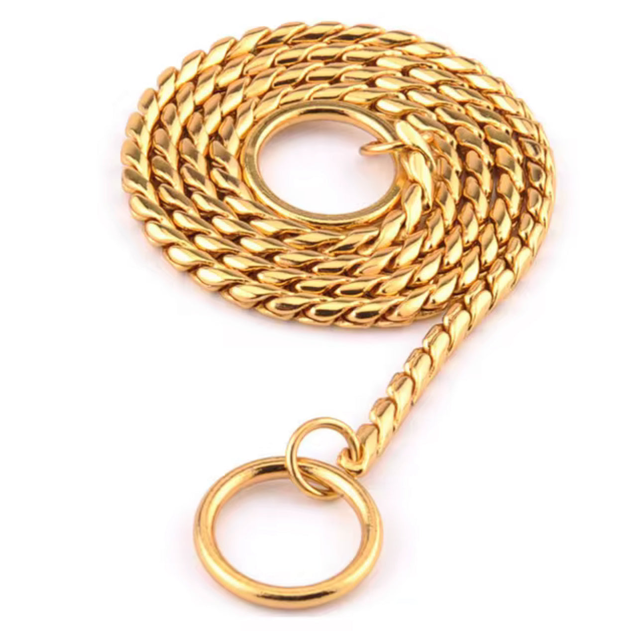 FASHION DOG SNAKE CHAIN-LEASH TRAINING/CHAIN CHOKE