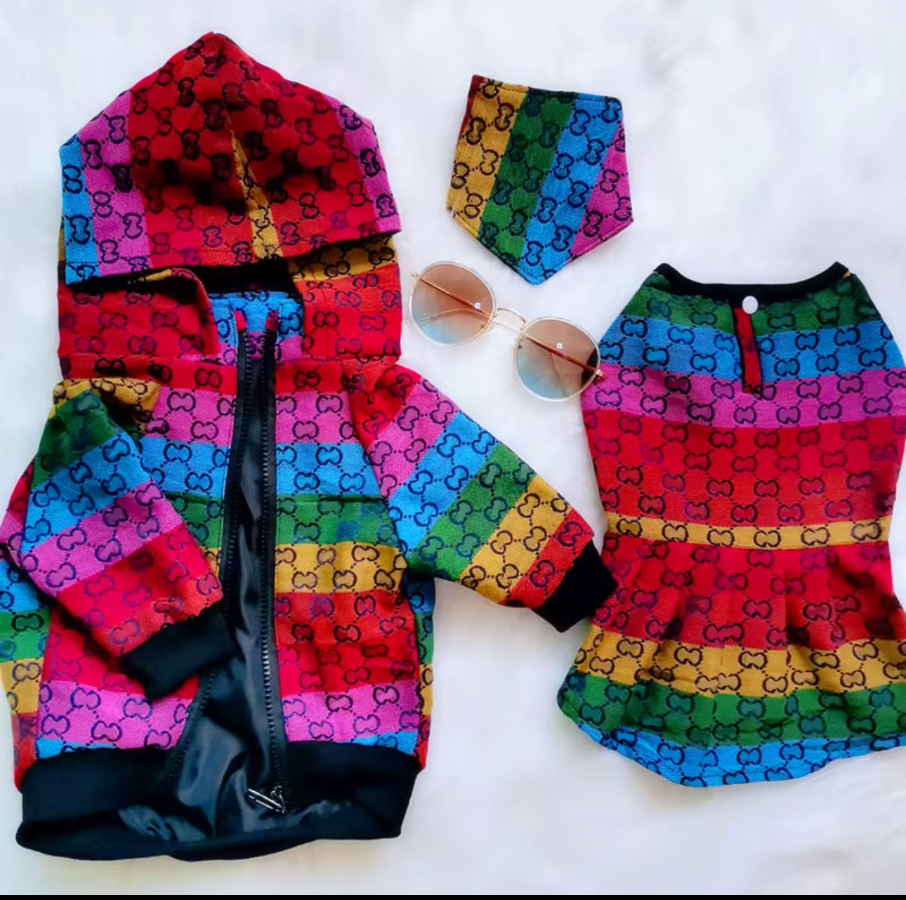 LUXURY COLORFUL PET JACKET