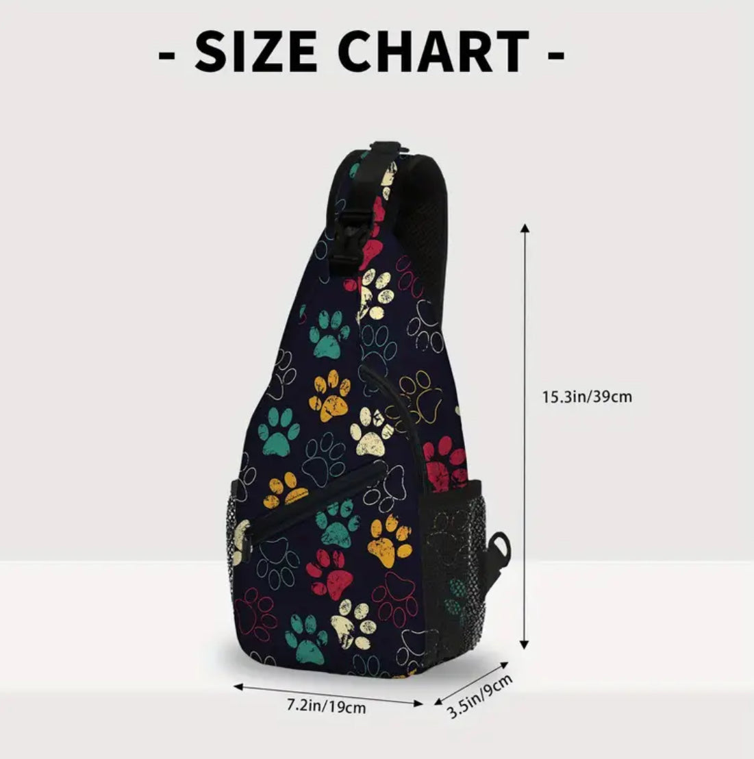 Puppy Print Crossbody Bag