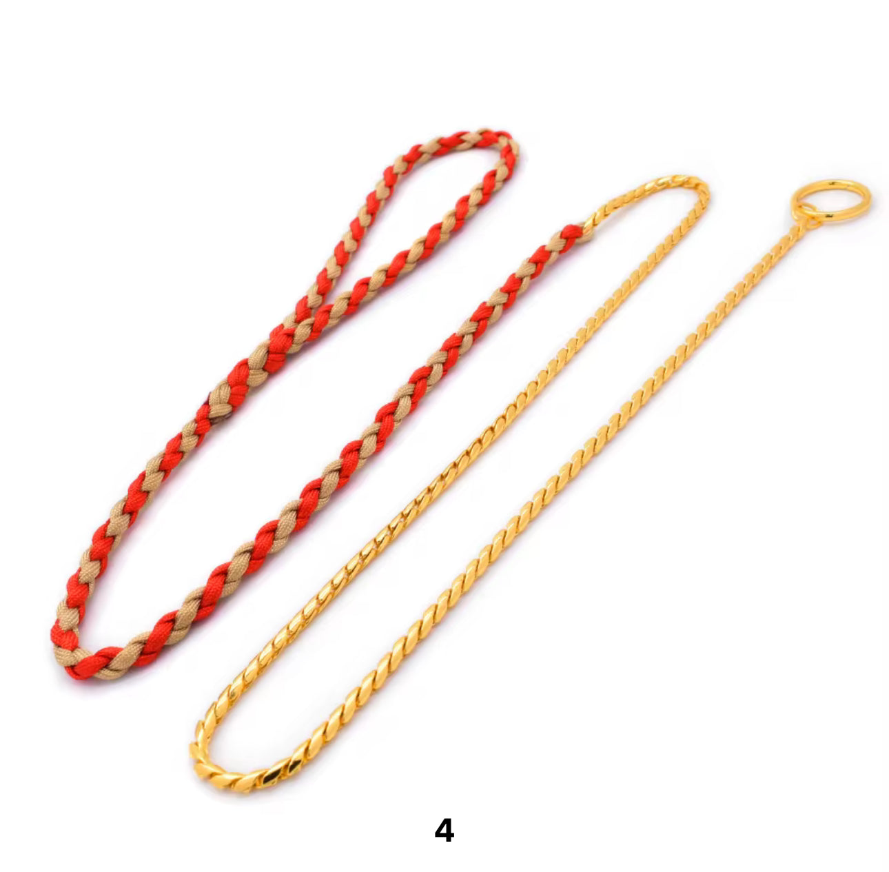 Multicolor Rope Training Leash 50"