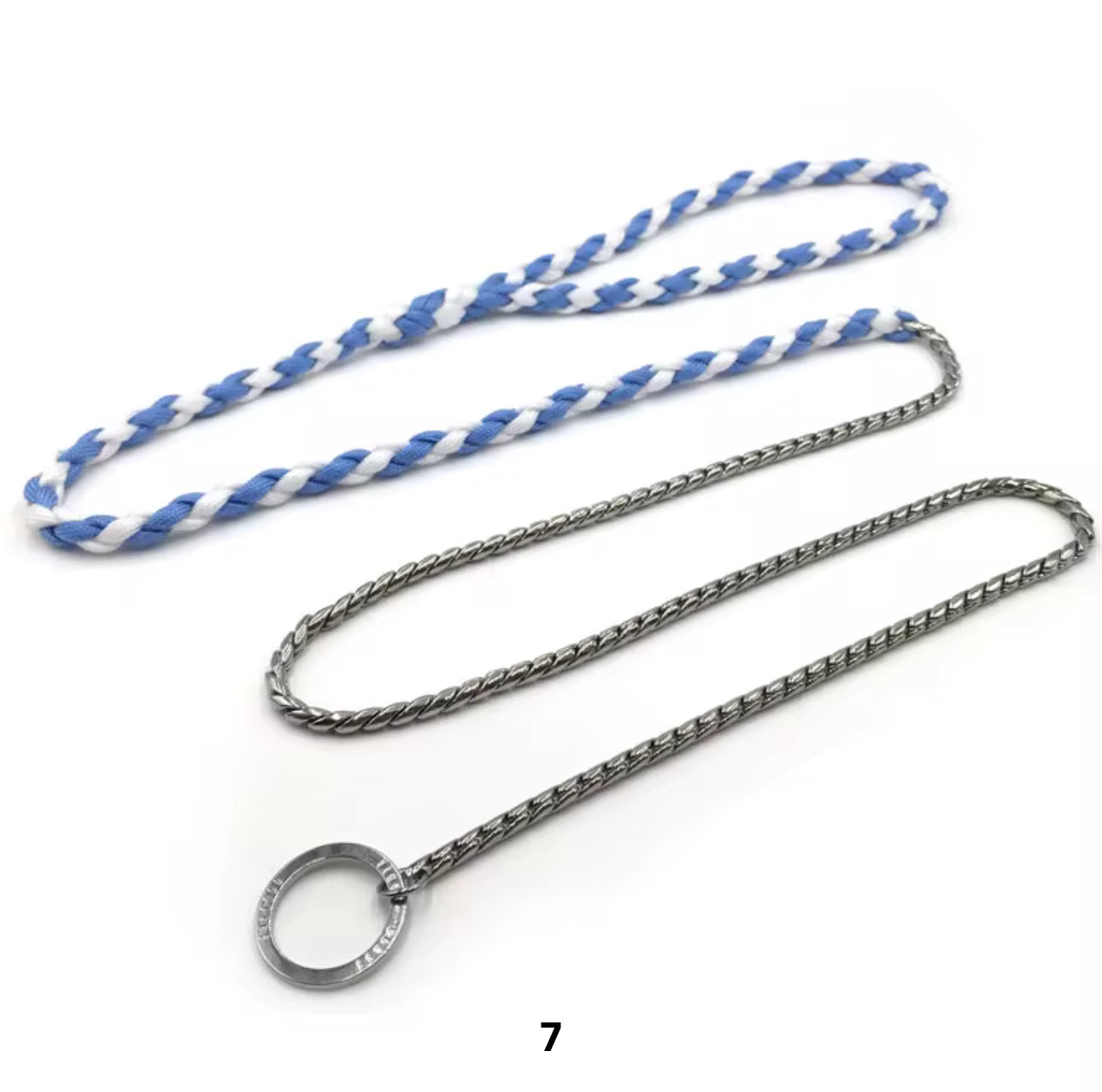 Multicolor Rope Training Leash 50"