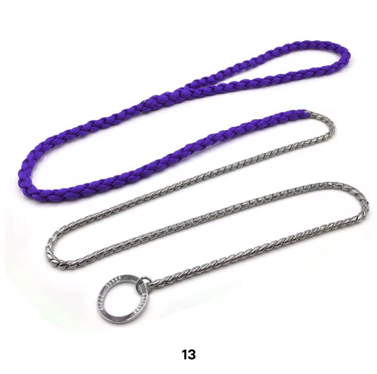 Multicolor Rope Training Leash 50"