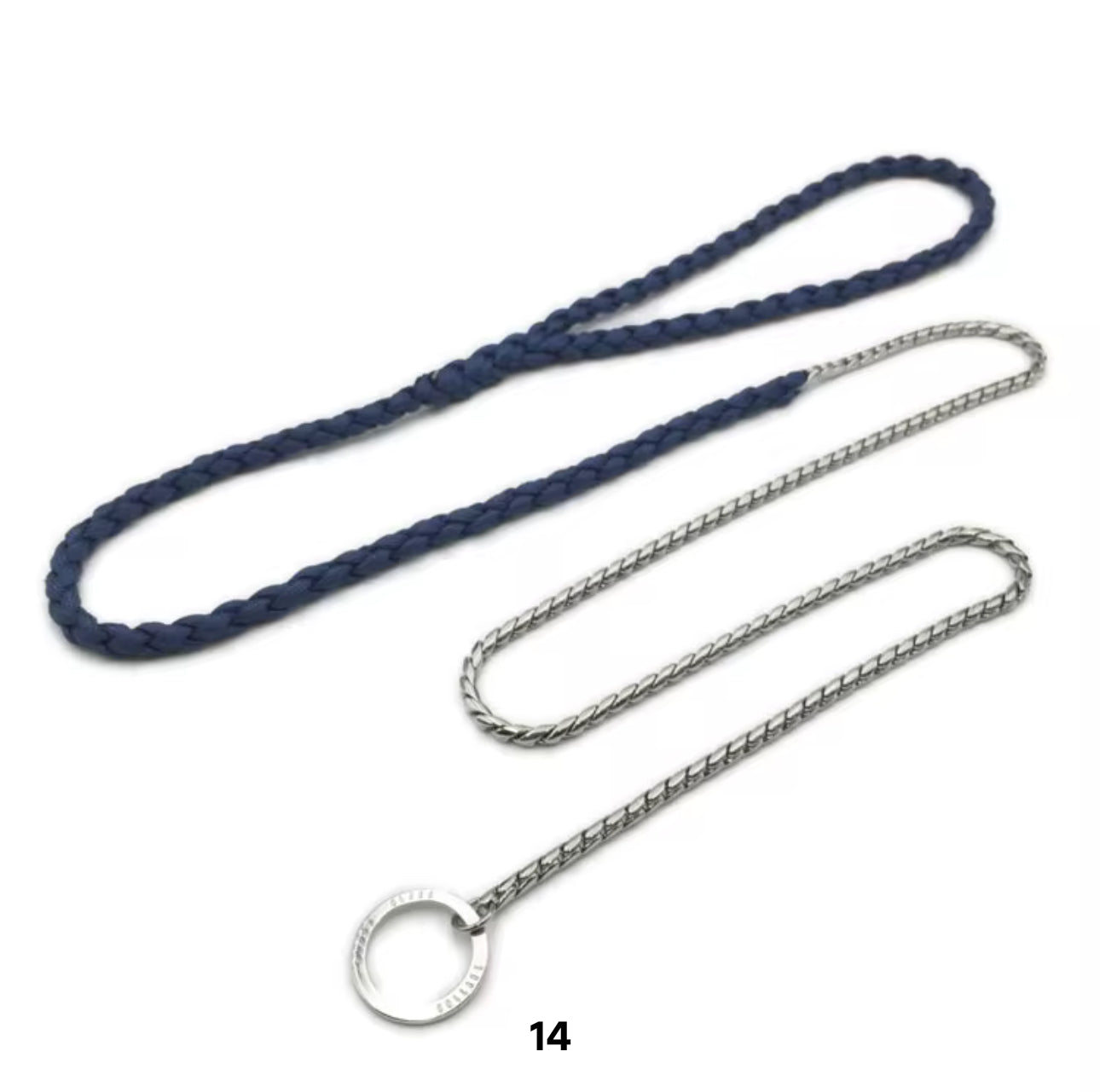 Multicolor Rope Training Leash 50"