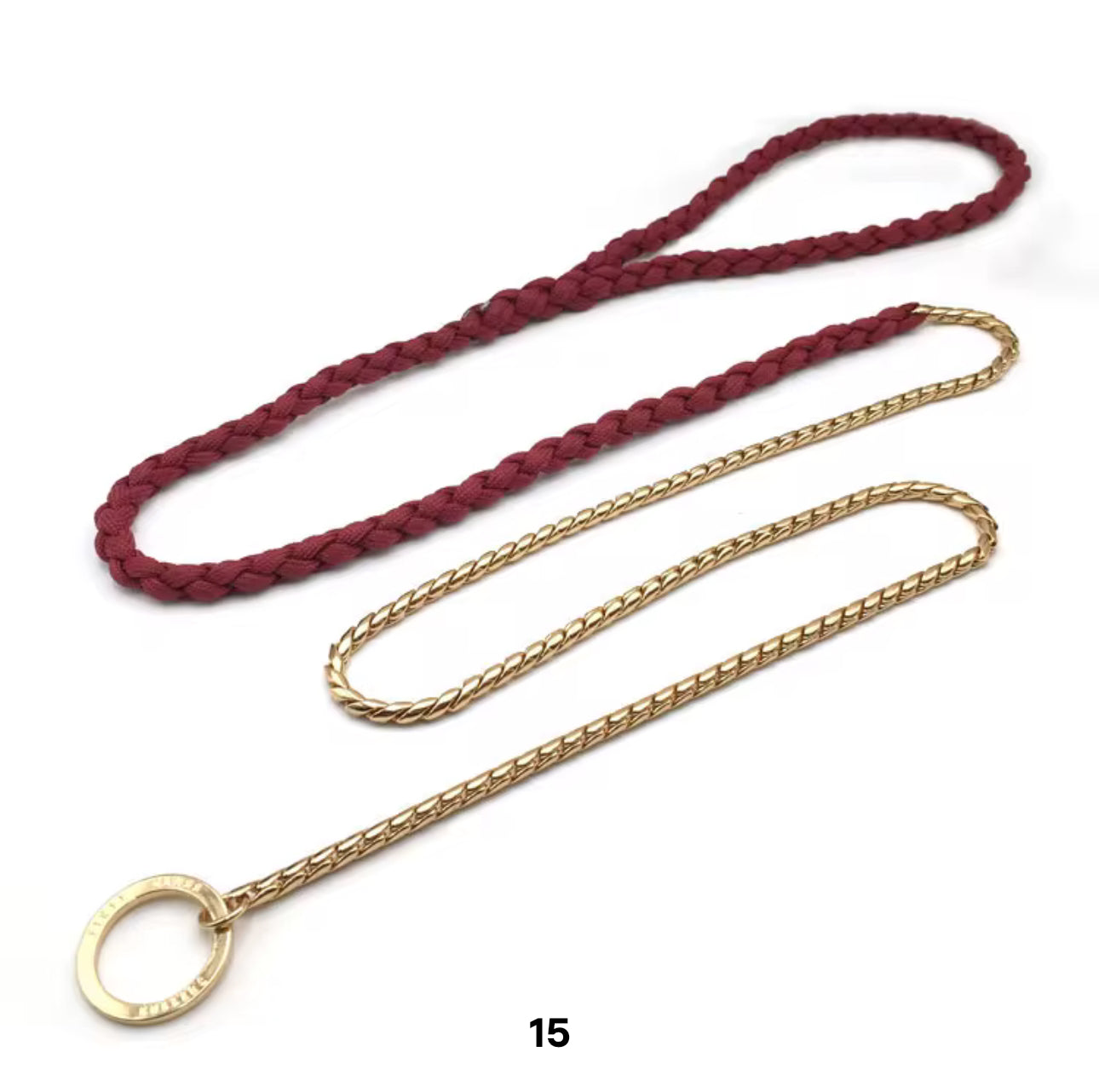 Multicolor Rope Training Leash 50"