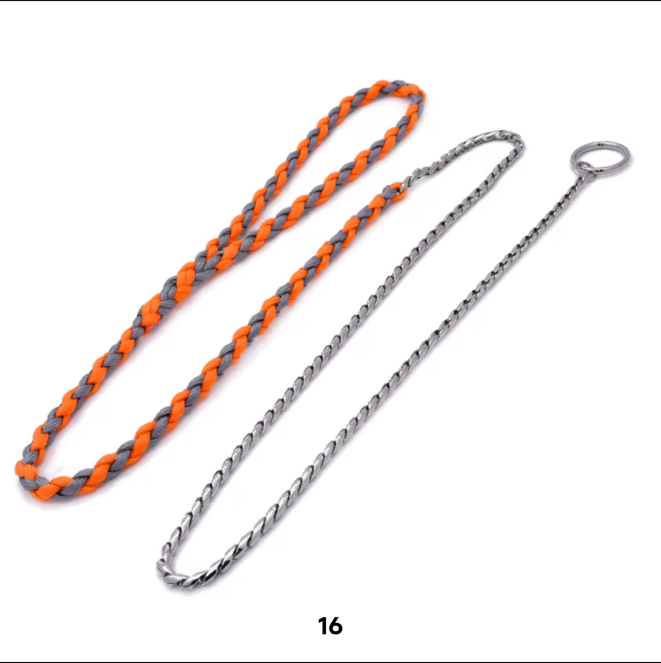 Multicolor Rope Training Leash 50"