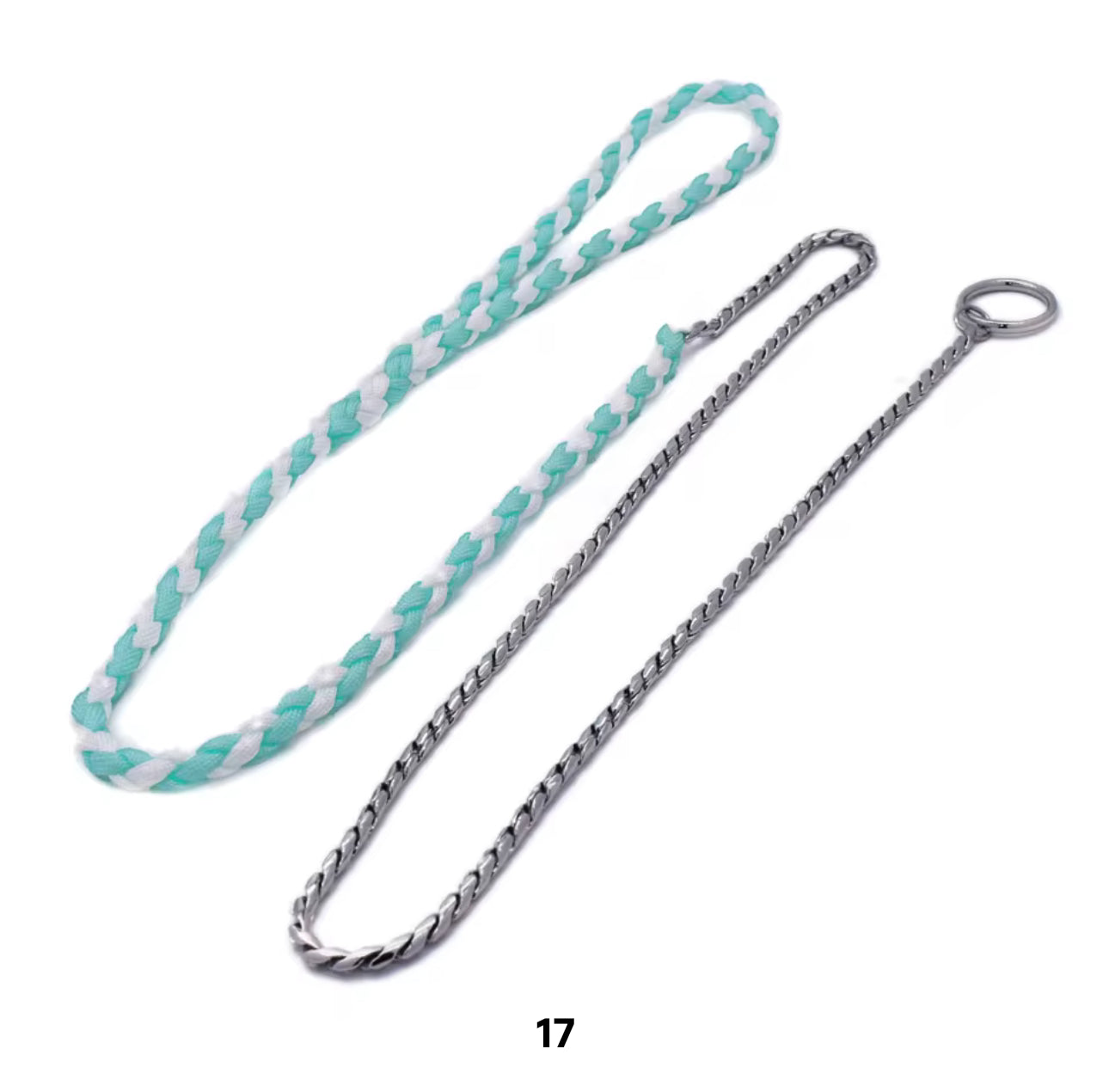 Multicolor Rope Training Leash 50"