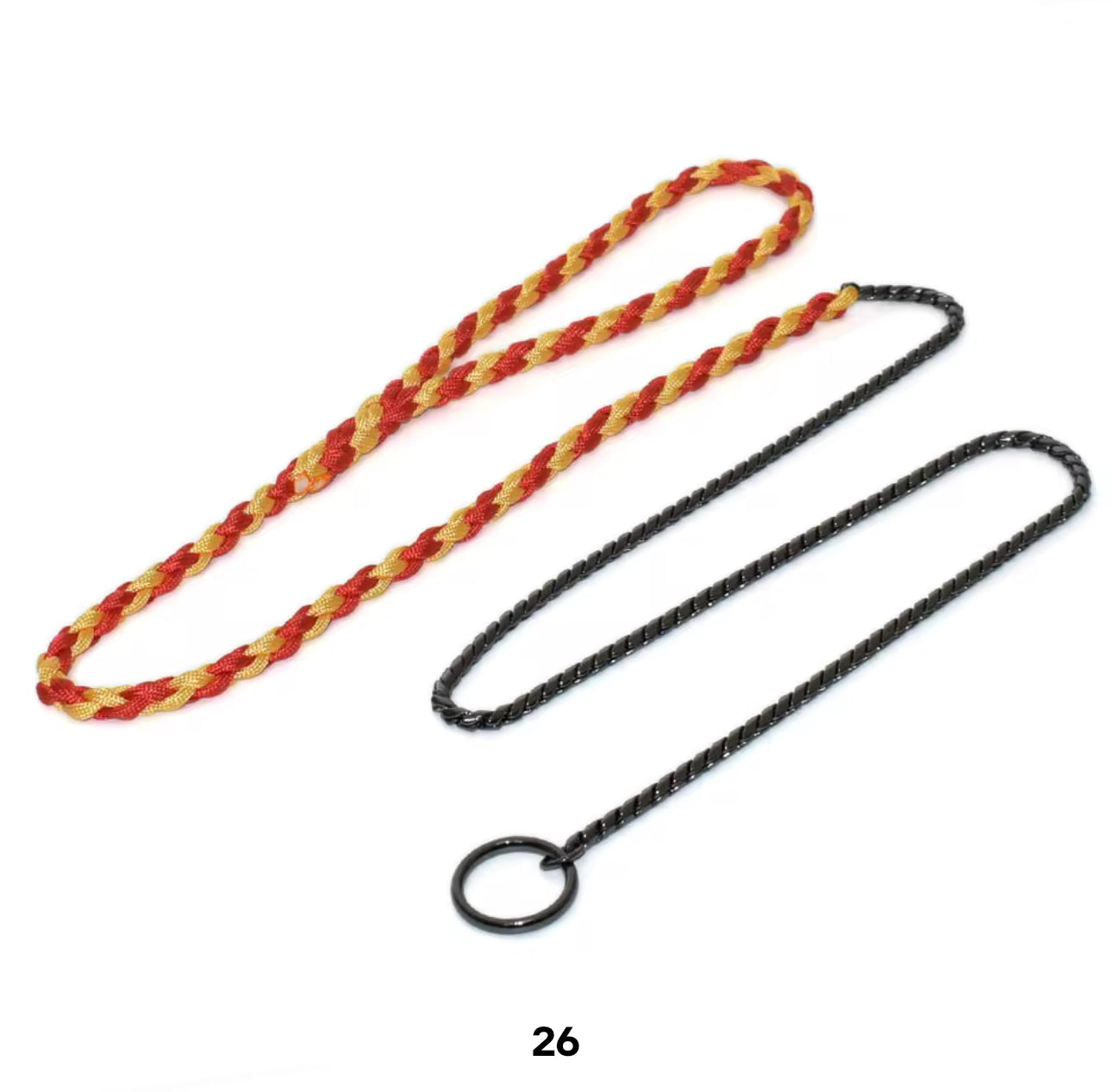 Multicolor Rope Training Leash 50"