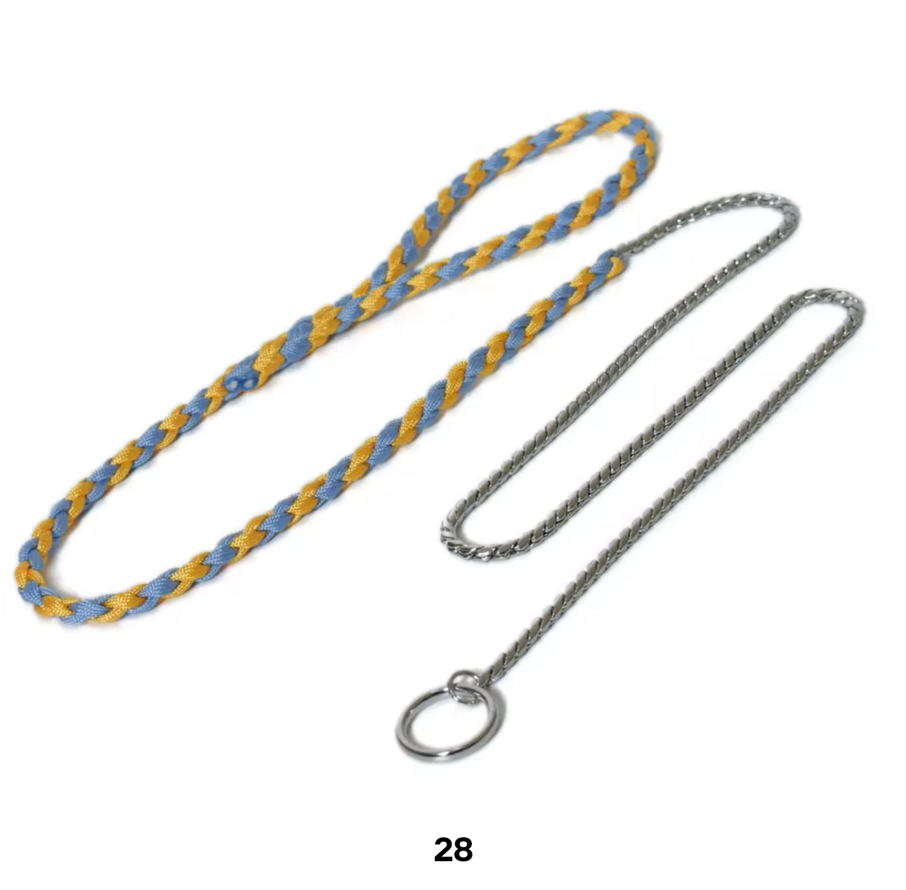 Multicolor Rope Training Leash 50"