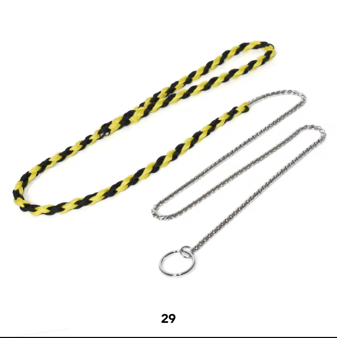 Multicolor Rope Training Leash 50"