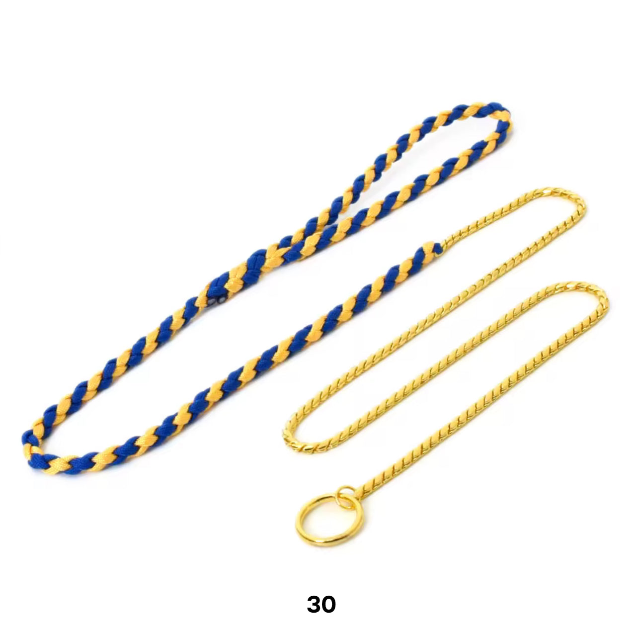 Multicolor Rope Training Leash 50"