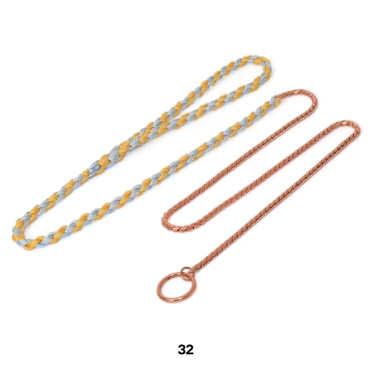 Multicolor Rope Training Leash 50"