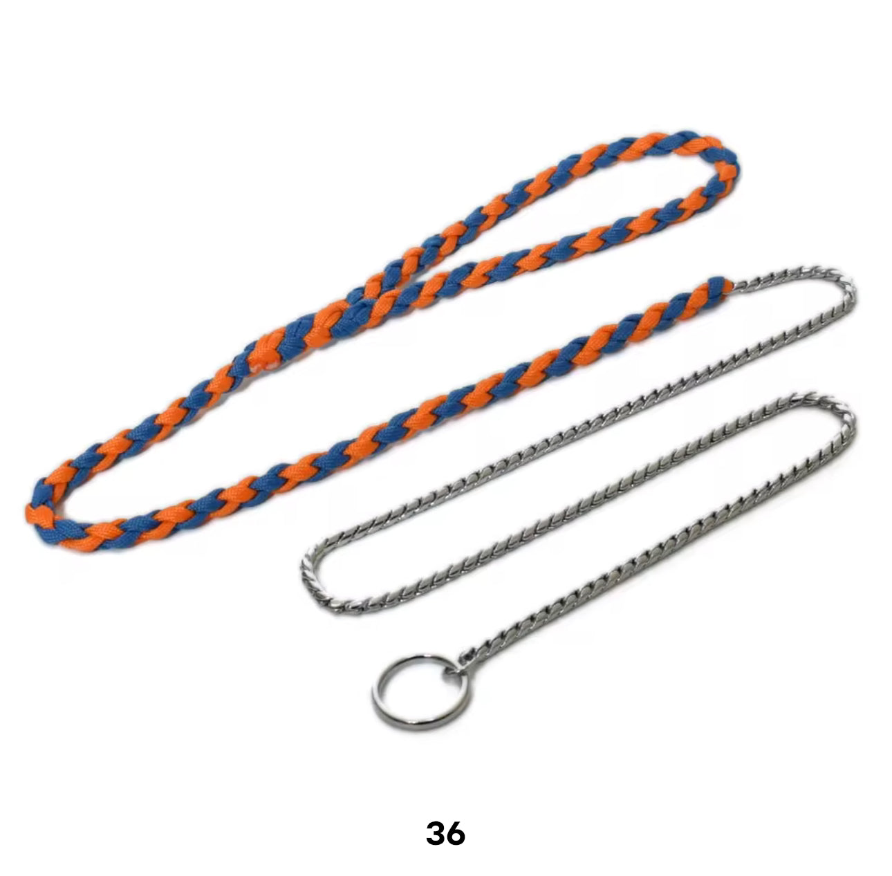 Multicolor Rope Training Leash 50"