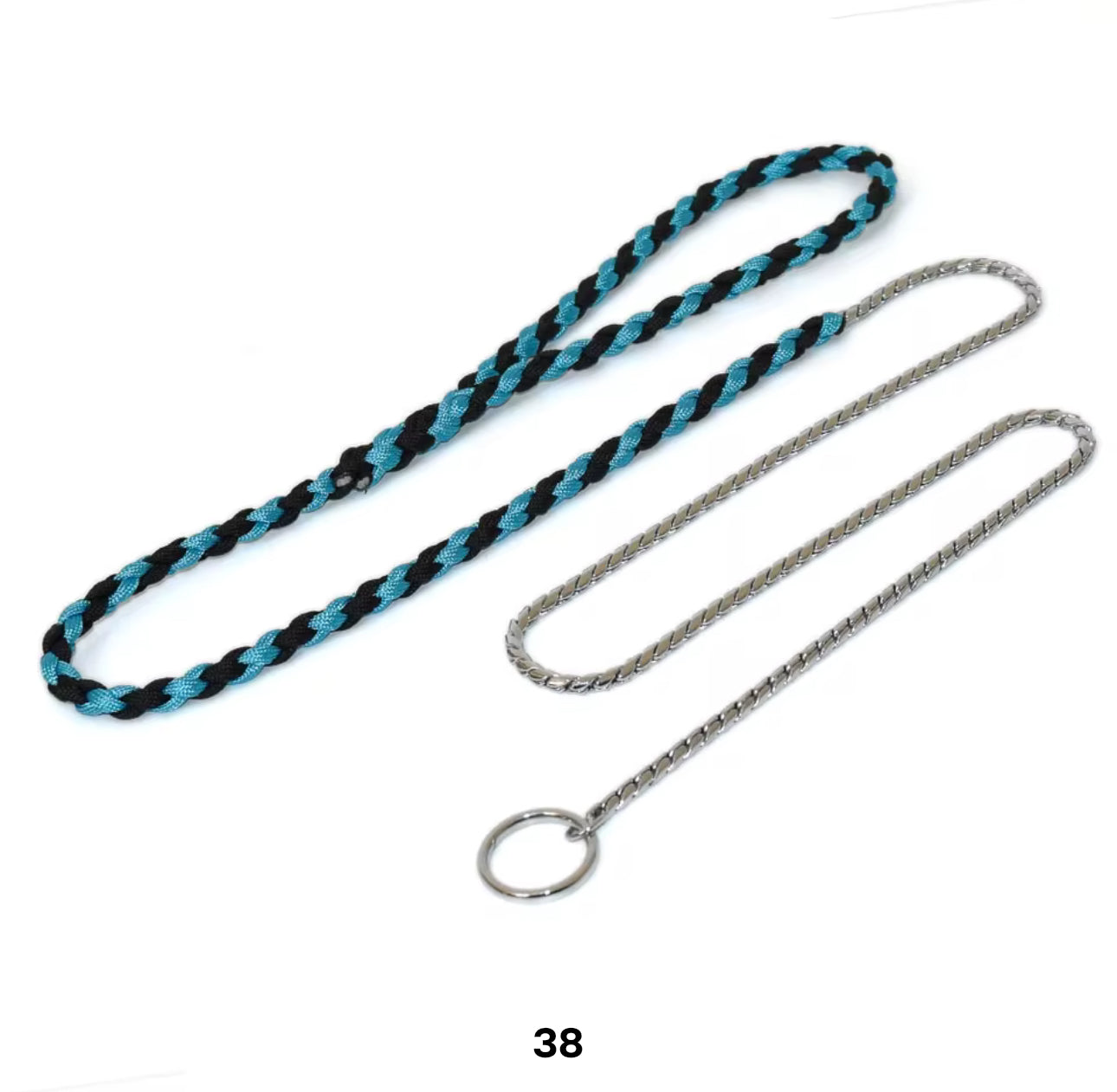 Multicolor Rope Training Leash 50"
