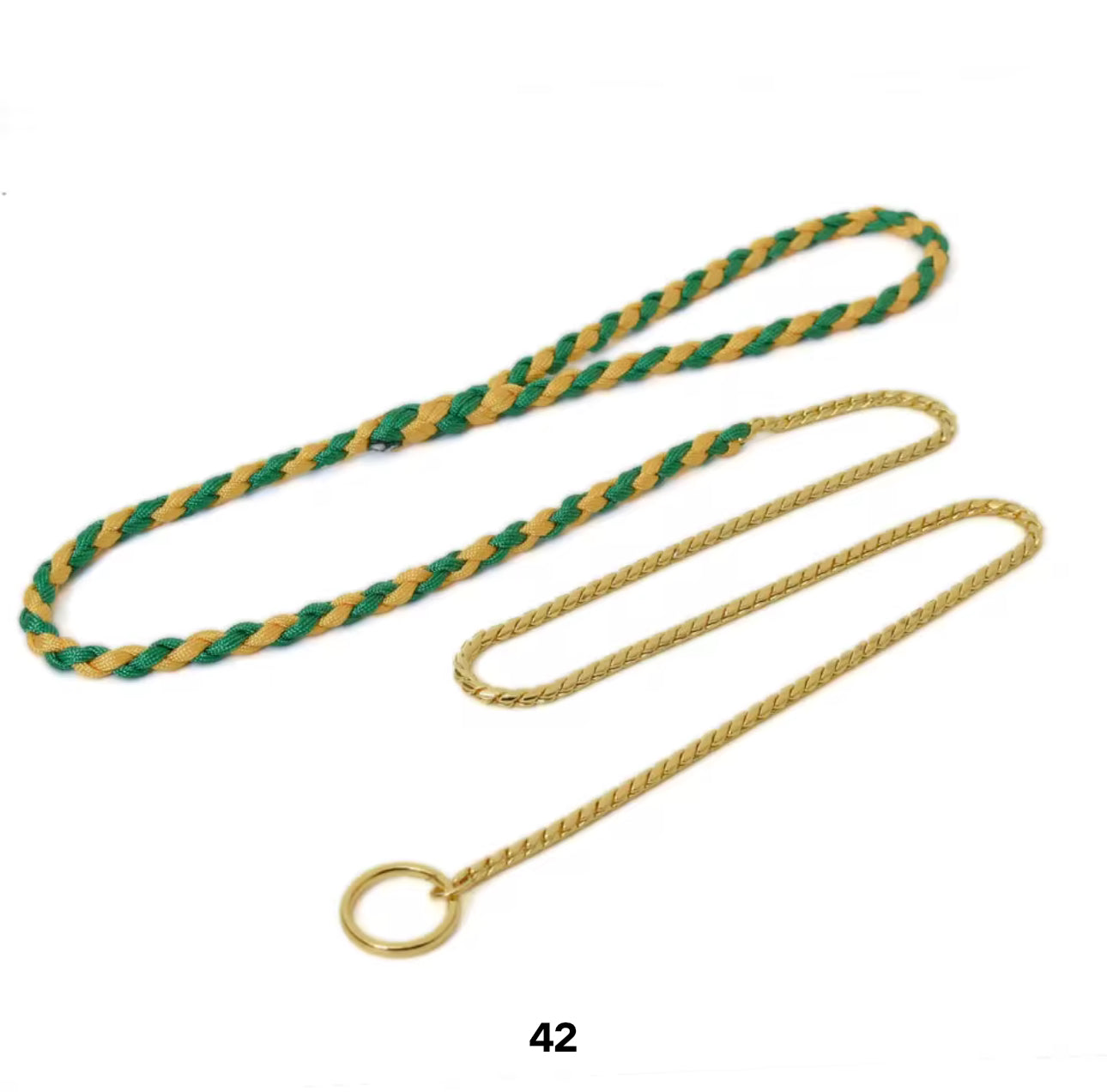 Multicolor Rope Training Leash 50"
