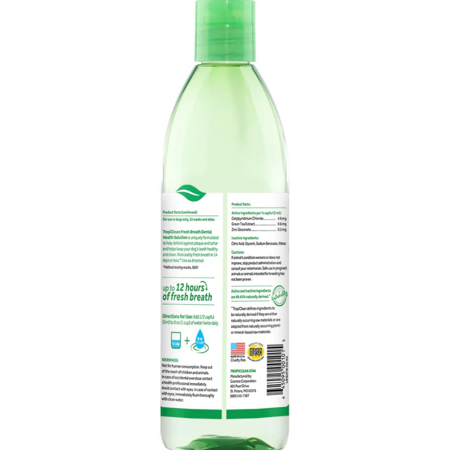 Fresh Breath Oral Care Water Additive for Pets 8oz