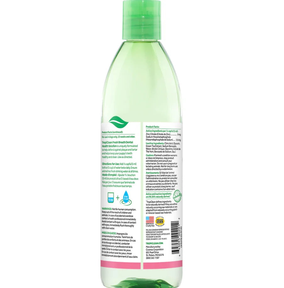 Dental Health Solution for Puppies 8oz