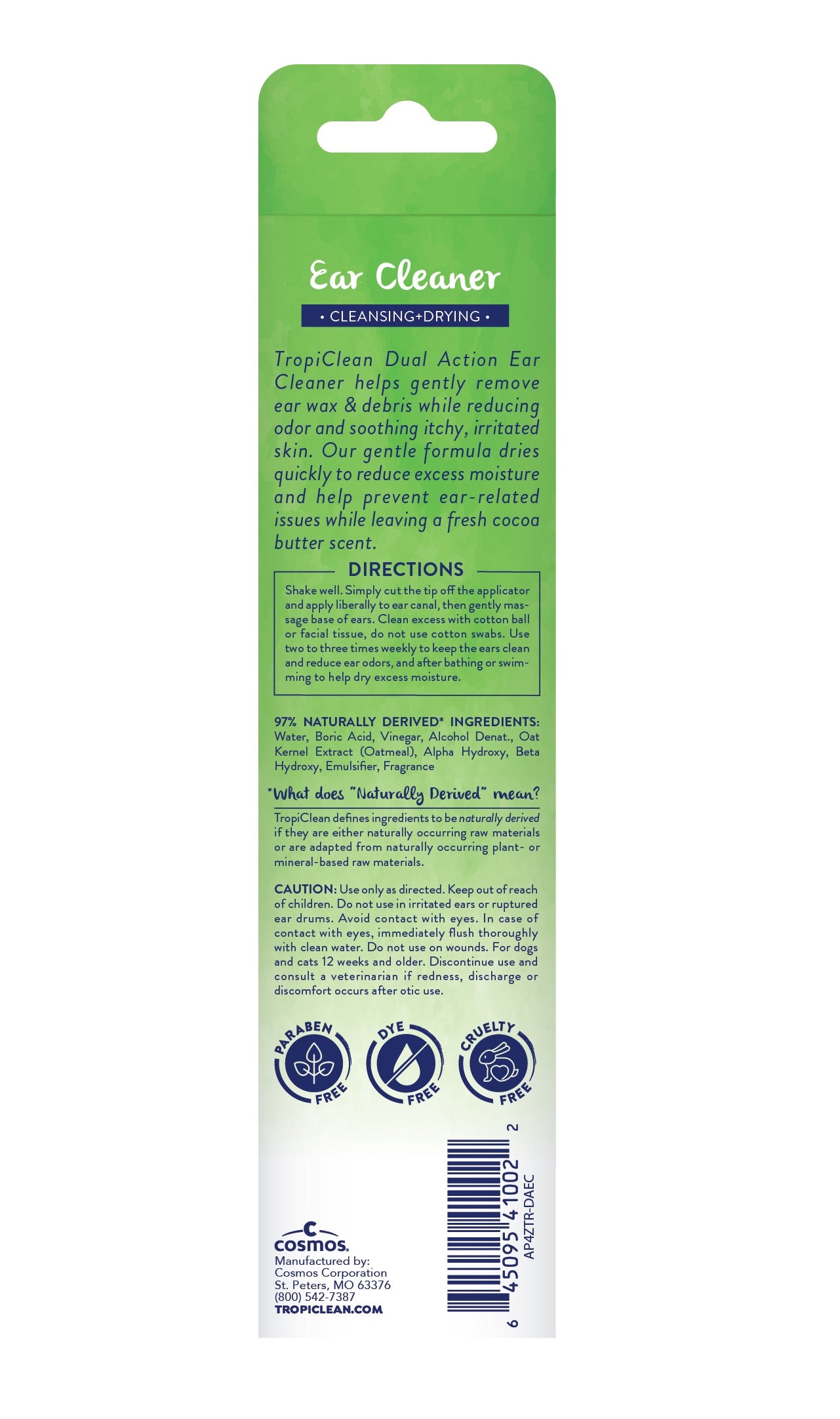 TROPICLEAN DUAL ACTION EAR CLEANER FOR PETS
