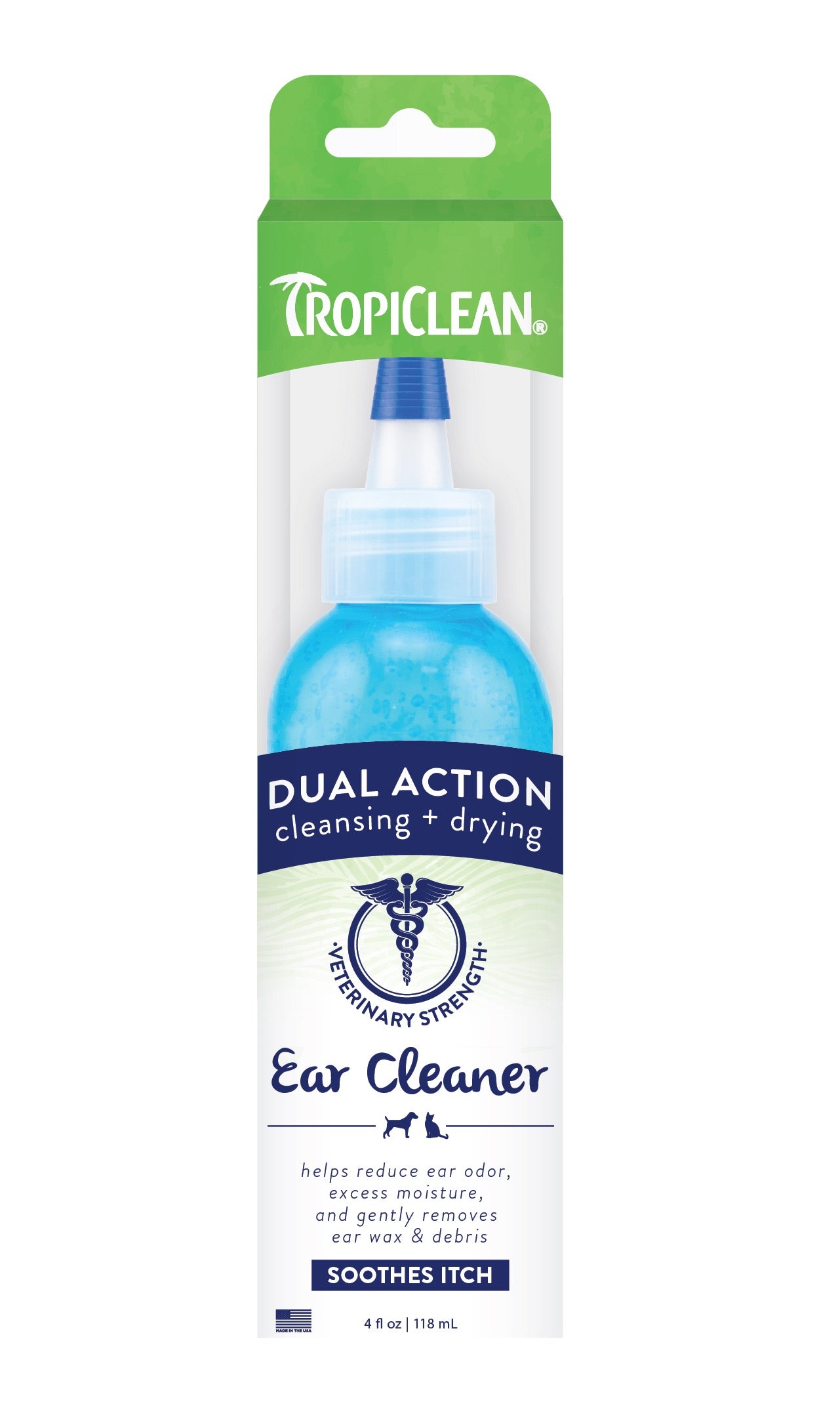 TROPICLEAN DUAL ACTION EAR CLEANER FOR PETS