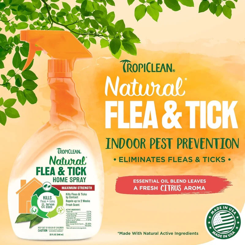 NATURAL* FLEA + TICK HOME + DOG SPRAY