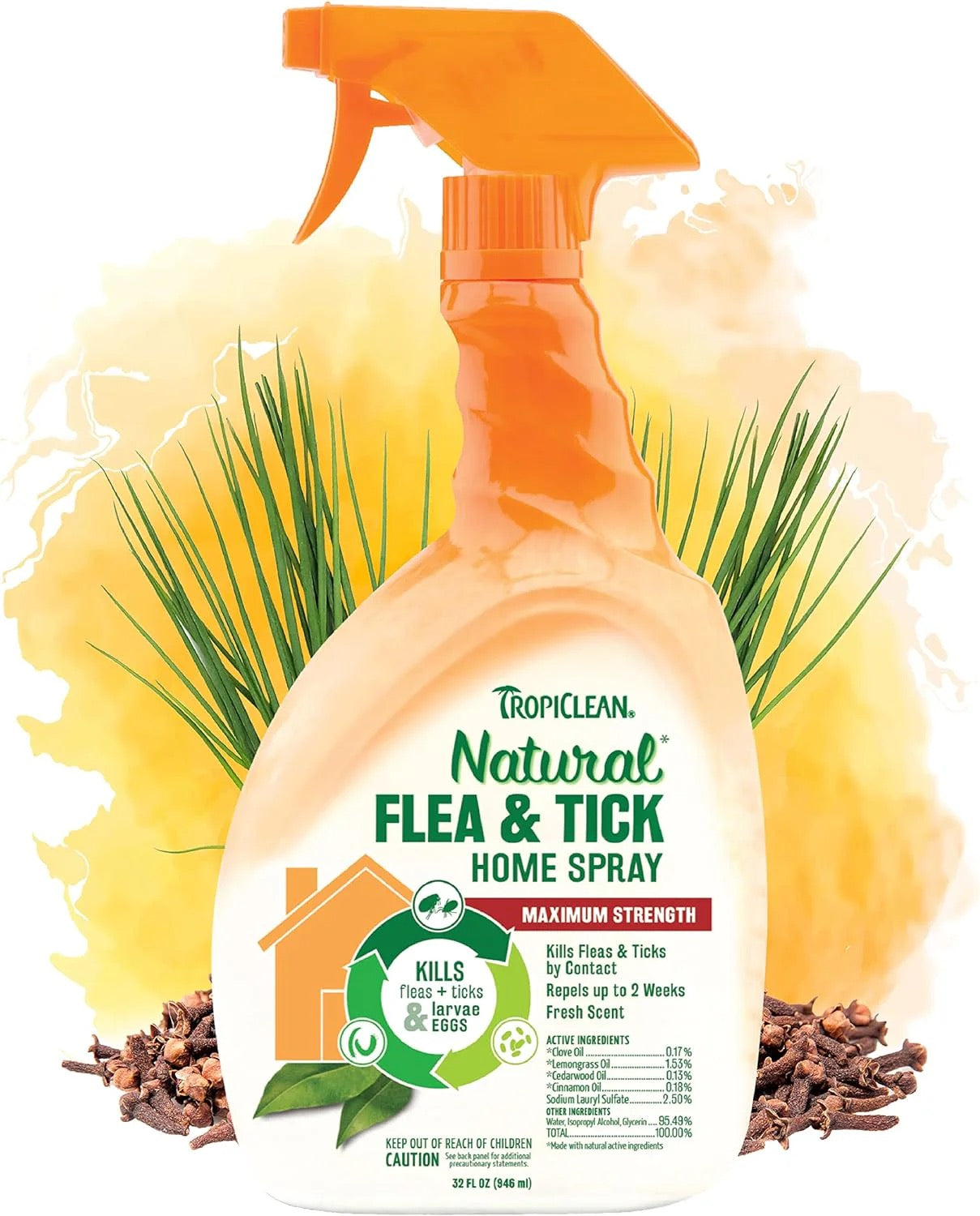NATURAL* FLEA + TICK HOME + DOG SPRAY