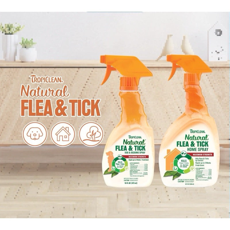 NATURAL* FLEA + TICK HOME + DOG SPRAY