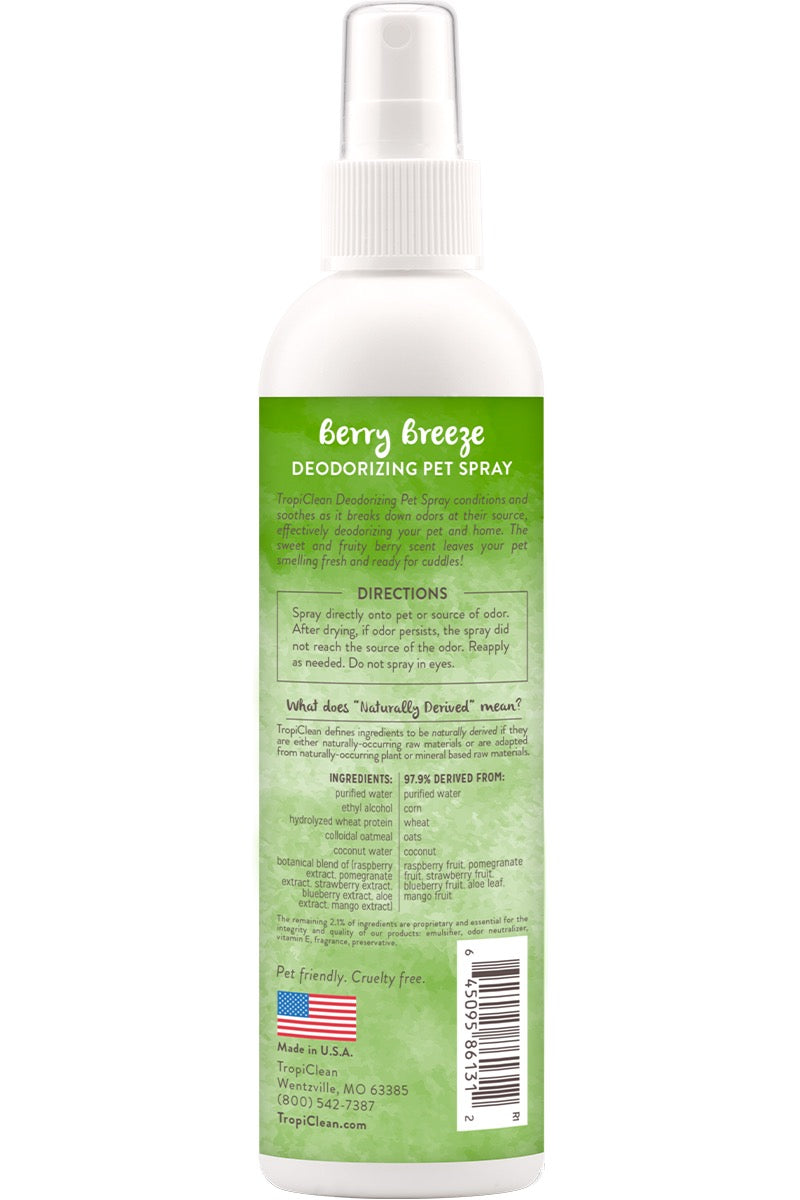 BERRY BREEZE DEODORIZING PET SPRAY