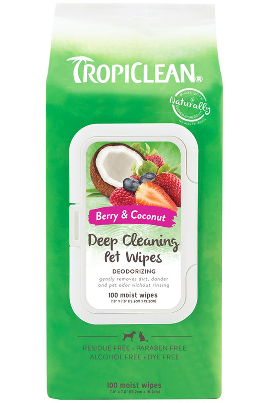 DEEP CLEANING WIPES FOR PETS
