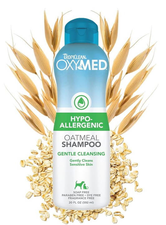 TROPICLEAN OXYMED HYPO-ALLERGENIC SHAMPOO FOR DOGS AND CATS