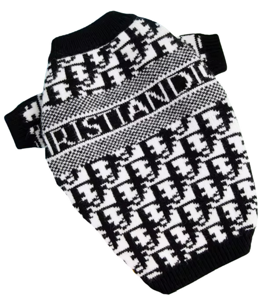 CHRISTIANDIOR STYLE DOG SWEATER