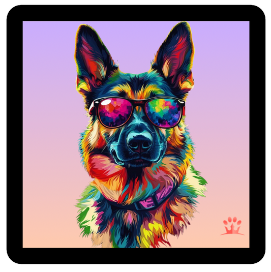 COLORFUL GERMAN SHEPHERD PATCH
