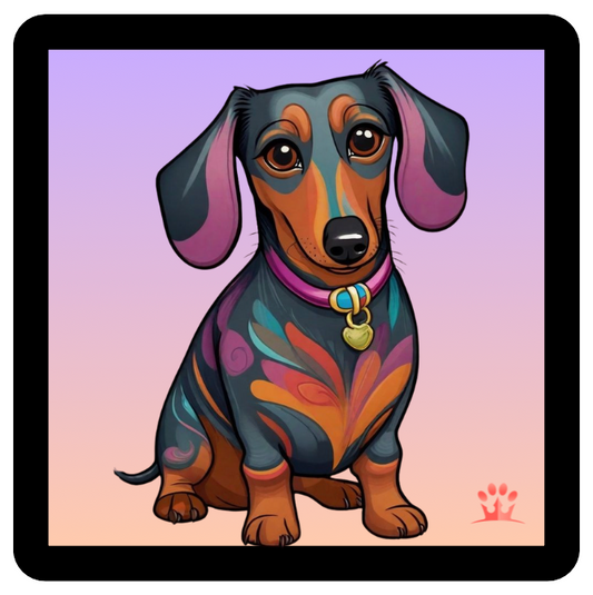 COLORFUL DACHSHUND PATCH