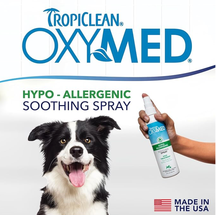 TROPICLEAN OXYMED HYPO-ALLERGENIC SPRAY FOR DOGS AND CATS