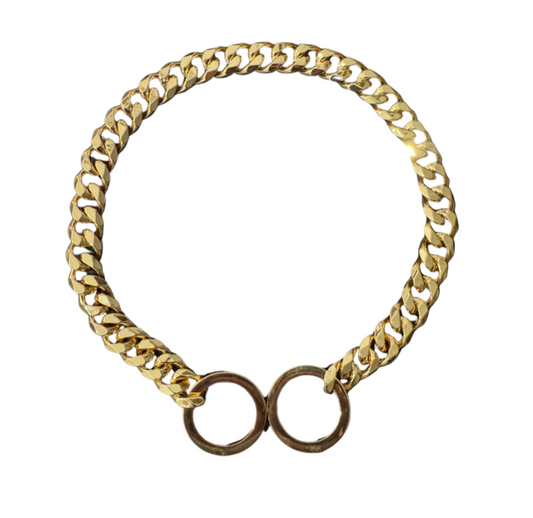 GOLD CUBAN LINK CHOKER